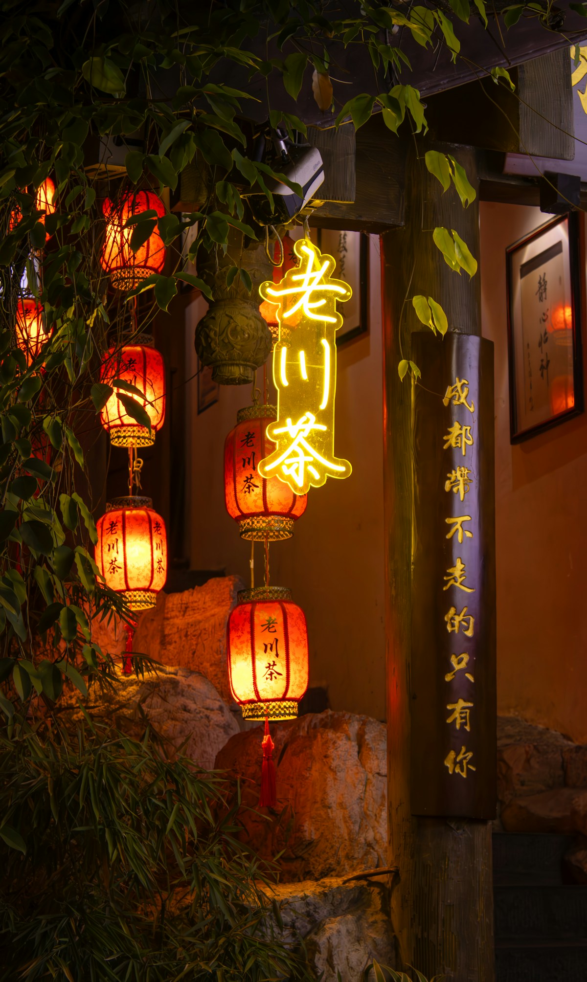 成都街巷夜景